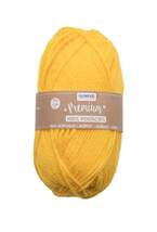 Produktbild Glorex Premium Wolle aus 100 % Acryl, 50 g, ca. 140 m, gelb