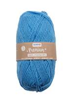 Produktbild Glorex Premium Wolle aus 100 % Acryl, 50 g, ca. 140 m, blau