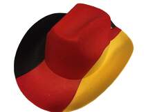 Produktbild Goodmark Cowboyhut Deutschland, 3-farbig schwarz/rot/gelb
