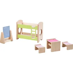 Produktbild HABA 303836 Little Friends Puppenhaus-Möbel Kinderzimmer für Geschwister