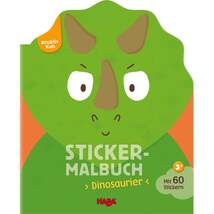 Produktbild HABA 304434 Kreativ Kids Sticker-Malbuch Dinosaurier
