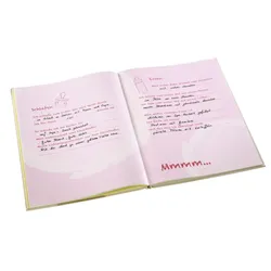 Hama Baby-Tagebuch Kleiner Hase, 20x28 cm, 44 illustrierte Seiten, Pink - 1