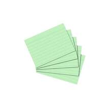 Produktbild Herlitz Karteikarten, DIN A8, liniert, grün, 100 Stück