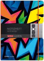 Produktbild Herlitz Notizheft Neon Art, flexibel, A4, PP