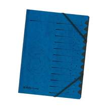 Produktbild Herlitz Ordnungsmappe 1-12 blau Pappe