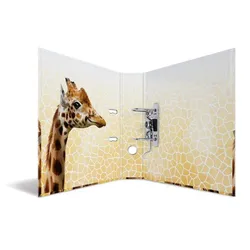 HERMA Motiv-Ordner A4 Exotische Tiere - Giraffenfreunde - 1