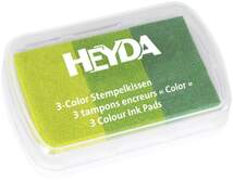 Produktbild Heyda 3-Color Stempelkissen 9 x 6 cm Grüntöne