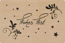 Produktbild Heyda Textstempel "Frohes Fest", Schreibschrift             