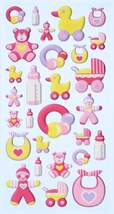 Produktbild hobbyfun SOFTY-Sticker Babygirl