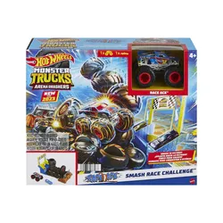Hot Wheels Monster Trucks Arena Smashers Einstiegsherausforderung, 1 Stück, 3-fach sortiert - 0