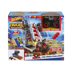 Hot Wheels Monster Trucks Arena Smashers Einstiegsherausforderung, 1 Stück, 3-fach sortiert - 2
