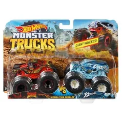 Hot Wheels Wheels Monster Trucks Die-Cast 2er-Pack 1:64, sortiert - 3
