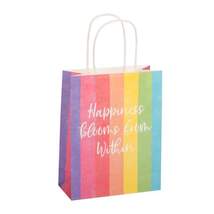Produktbild Idena Geschenkpapier, -tasche Happy Birthday rainbow color, 32 x 25 cm