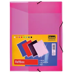 Produktbild Idena Heftbox, DIN A4, pink, 35mm Füllhöhe