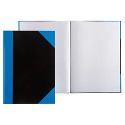 Produktbild Idena Kladde blau/schwarz, A7, liniert, 96 Blatt
