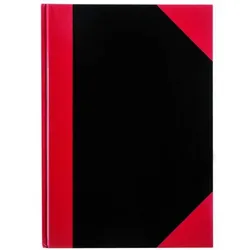 Produktbild Idena Kladde, DIN A4, rot-schwarz, 96 Blatt