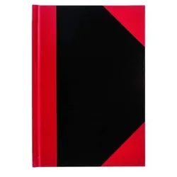Produktbild Idena Kladde, DIN A6, rot-schwarz, 96 Blatt