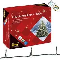 Produktbild Idena LED Lichterkette für innen und außen mit 300 LED's, warmweiß