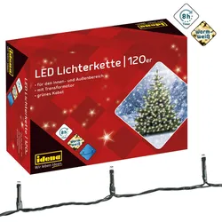 Produktbild Idena LED Lichterkette für innen und außen mit 120 LEDs, warmweiß