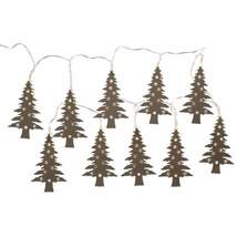 Produktbild Idena LED Lichterkette Weihnachtsbaum silber, warmweiß, 10er