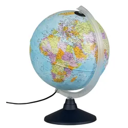 Produktbild Idena Globus, Leuchtglobus, Ø 25 cm, mit politischem Kartenbild und Sternbildern