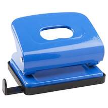 Produktbild Idena Metall-Locher mit Anschlagsschiene, blau