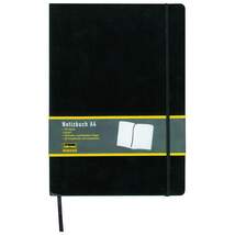 Produktbild Idena Notizbuch A4, 192 Seiten, schwarz, kariert