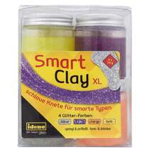 Produktbild Idena Smart Clay XL, 4 x 70 g, 4 Glitter-Farben