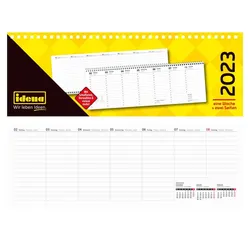 Produktbild Idena Tischkalender 2023, FSC® Mix, 28,6 x 10,1 cm, 1 Woche auf 2 Seiten
