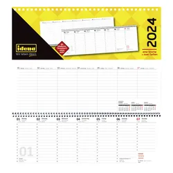 Produktbild Idena Tischkalender 2024 1 Woche/2 Seiten FSC-Mix