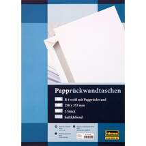 Produktbild Idena Versandtasche B4 weiß,5Stück,100g,Rückwand