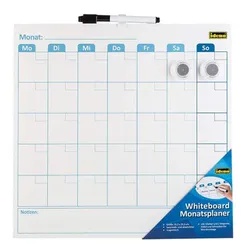Produktbild Idena Whiteboard Monatsplaner mit Marker 2 Magneten