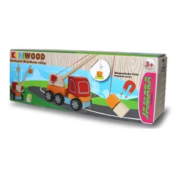 Produktbild Jamara Holzspielzeug Kidiwood Steckspiel Mobilkran 14tlg.