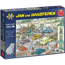 Jumbo Spiele Puzzle - Jan van Haasteren: Jumbo Spiele geht einkaufen, 1000 Teile - 0