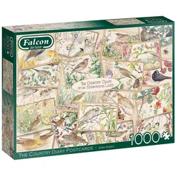 Jumbo Spiele Puzzle - Country Diary: Postcards, 1000 Teile - 0