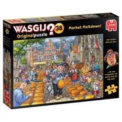 Produktbild Jumbo Spiele Puzzle - Wasgij Original 38: Market Meltdown!, 1000 Teile
