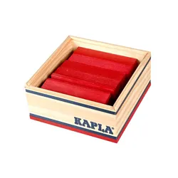 Produktbild KAPLA® Holzplättchen 40-teilig in Box Rot