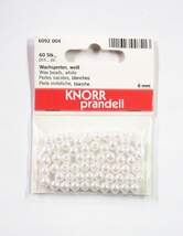 Produktbild Knorr Prandell Wachsperlen, weiß, 6 mm, 60 Stück