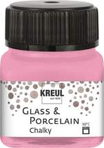 Produktbild KREUL Glass & Porcelain Chalky, candy rose, 20 ml