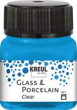 Produktbild KREUL Glass & Porcelain Clear, wasserblau, 20 ml