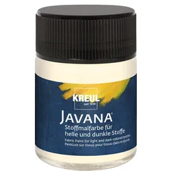 Produktbild KREUL Javana Stoffmalfarbe für helle und dunkle Stoffe Vanille 50 ml