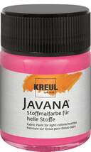 Produktbild KREUL Javana Stoffmalfarbe für helle Stoffe Pink 50 ml