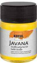 Produktbild KREUL Javana Stoffmalfarbe für helle Stoffe Goldgelb 50 ml