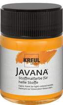 Produktbild KREUL Javana Stoffmalfarbe für helle Stoffe Leuchtorange 50 ml