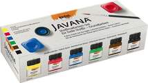 Produktbild KREUL Javana Stoffmalfarben für helle Stoffe Set Grundfarben 6 x 20 ml