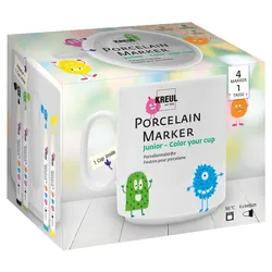 Produktbild KREUL Porcelain Marker medium Junior Set Color your cup