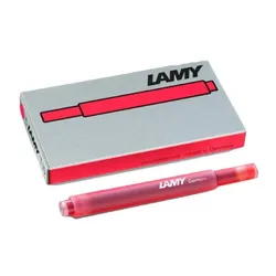 LAMY PaTintenrollerone für LAMY Füller, neon coral, 5 Stück T10 - 0