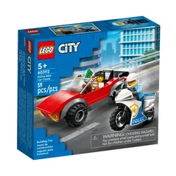 Produktbild LEGO® City Police 60392 Verfolgungsjagd mit dem Polizeimotorrad