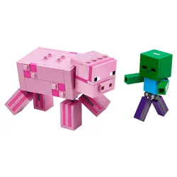 LEGO® Minecraft™ BigFig Schwein mit Zombiebaby - 2