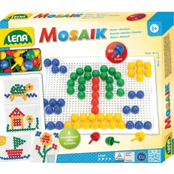 LENA® Mosaik Set mit 80 Steckern, Durchmesser 15 mm - 0